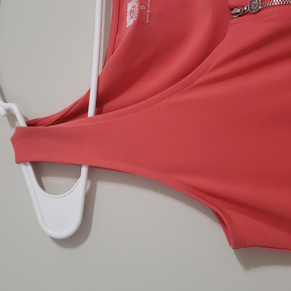 Anne Klein burnt orange sleeveless top - Picture 5 of 16